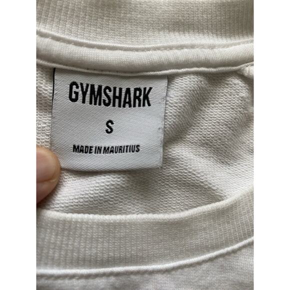 GYMSHARK LIFTING LONG SLEEVE CROP TOP White S - Picture 5 of 5